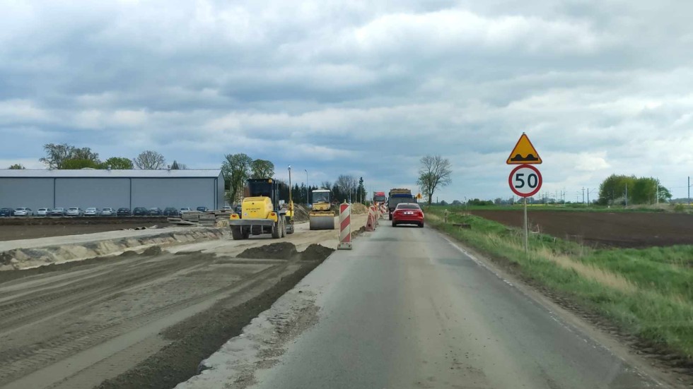 DK22. Coraz bliżej końca rozbudowy odcinka Malbork-Stare Pole. 04.2024 Wideo i zdjęcia