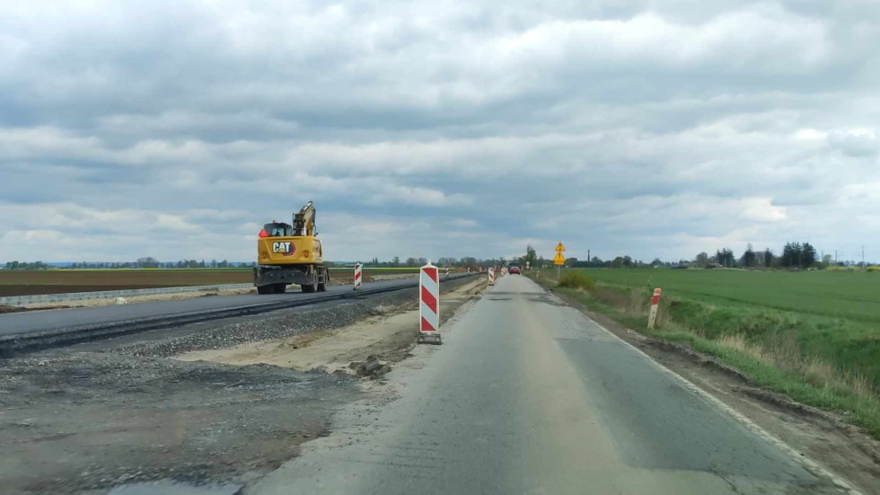 DK22. Coraz bliżej końca rozbudowy odcinka Malbork-Stare Pole. 04.2024 Wideo i zdjęcia