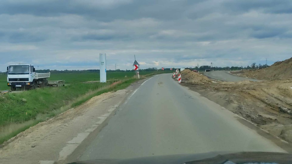 DK22. Coraz bliżej końca rozbudowy odcinka Malbork-Stare Pole. 04.2024 Wideo i zdjęcia