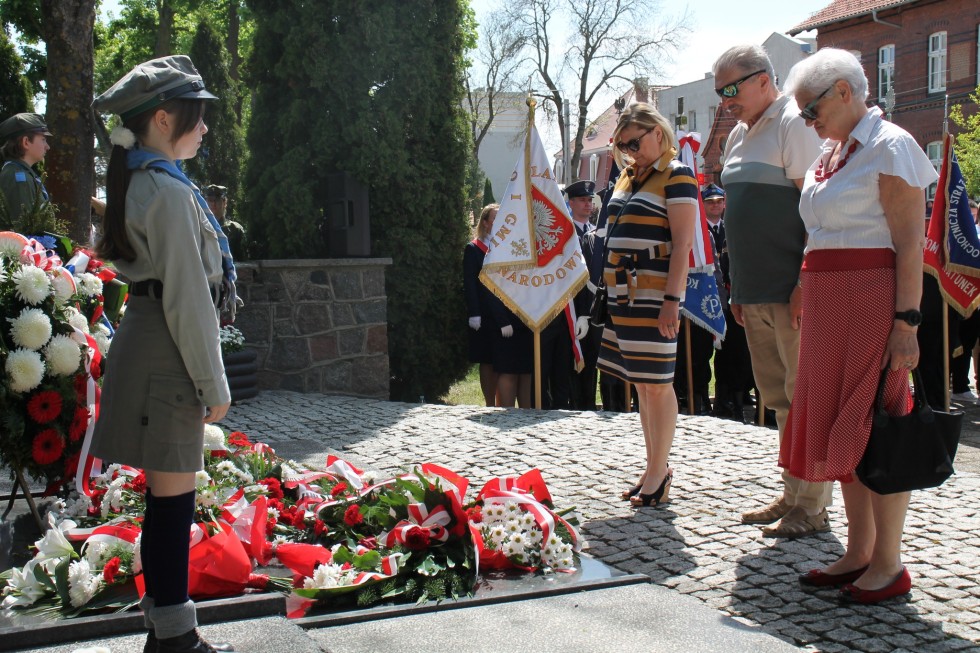 Sztum. Obchody 233. rocznicy uchwalenia Konstytucji 3 Maja.