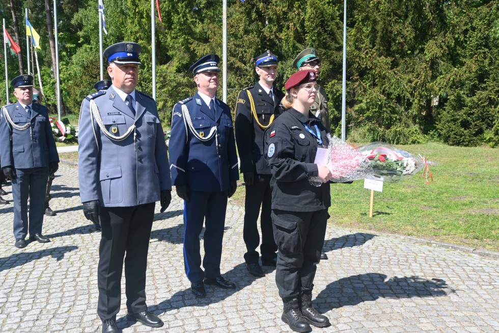 Sztutowo. Uroczystości rocznicowe oswobodzenia niemieckiego obozu KL Stutthof.