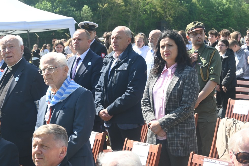 Sztutowo. Uroczystości rocznicowe oswobodzenia niemieckiego obozu KL Stutthof.