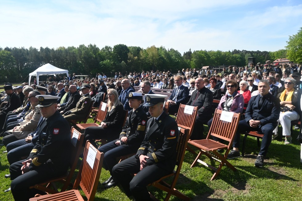 Sztutowo. Uroczystości rocznicowe oswobodzenia niemieckiego obozu KL Stutthof.