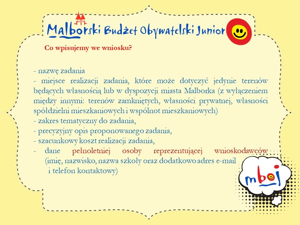 Malbork. Ruszył nabór wniosków do tegorocznej edycji MBOJ.