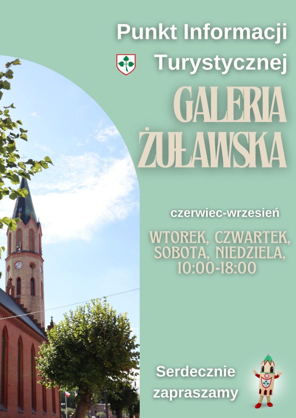 Nowy Staw. Punkt Informacji Turystycznej czynny w Galerii Żuławskiej.