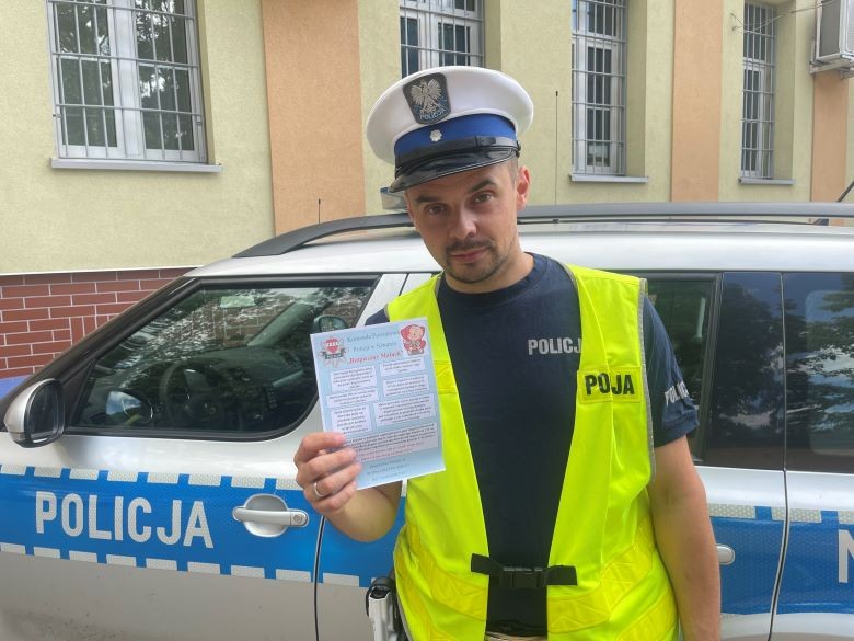 Powiat sztumski. Policyjna akcja Bezpieczny Maluch.