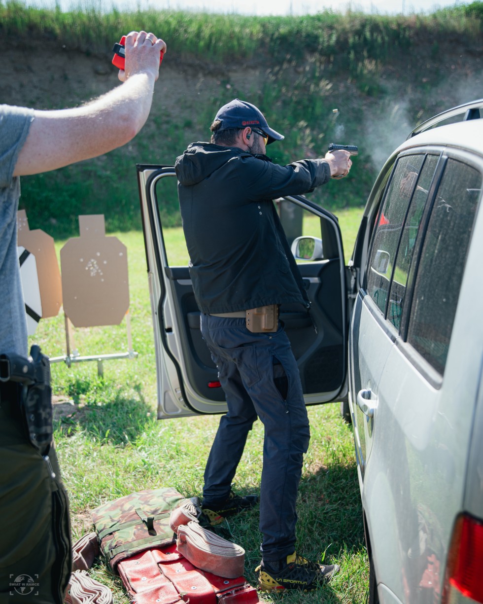 Nowa Wieś Malborska. Pistolet i Rewolwer Obronny – zawody w strzelnicy Trofeum.