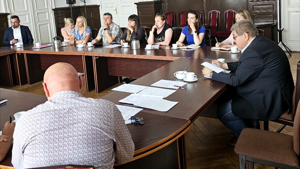 Malbork. Powiatowy Zespół Zarządzania Kryzysowego rozmawiał o pożarach i niebezpiecznych składowiskach.