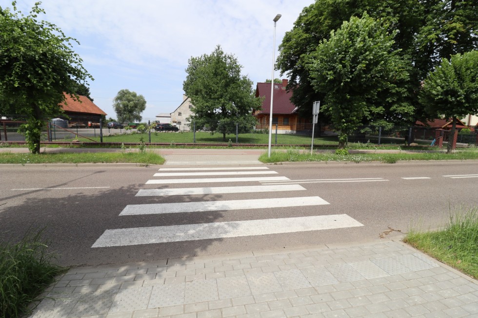 Nowy Staw. Nowe przejścia dla pieszych.