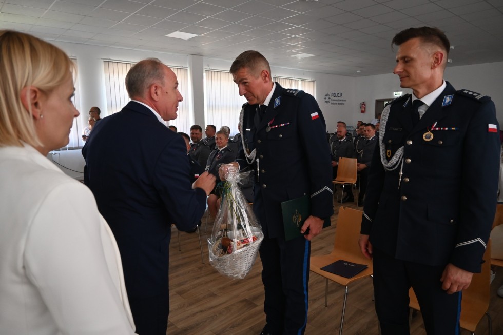 Wspólne obchody Święta Policji funkcjonariuszy z Malborka i Nowego Dworu Gdańskiego.