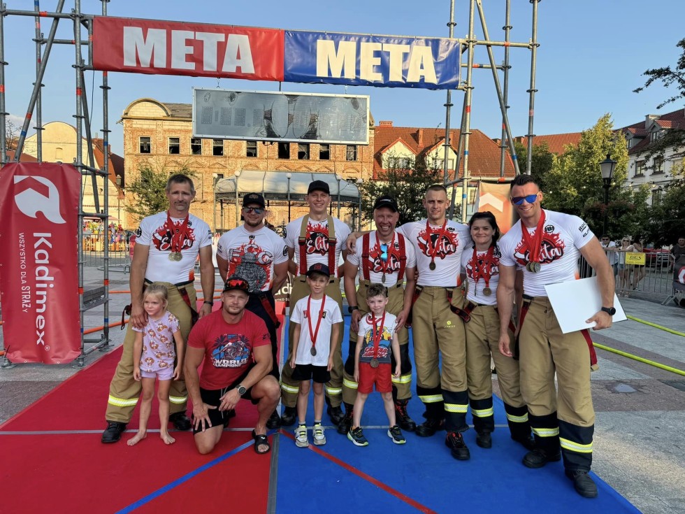 Sztum. Mł. kpt. Piotr Spiżewski walczył o tytuł najsilniejszego strażaka podczas Toughest Firefighter Challenge Płock 2024.