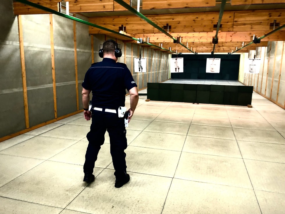 Malbork. Policjanci doskonalili strzeleckie umiejętności.