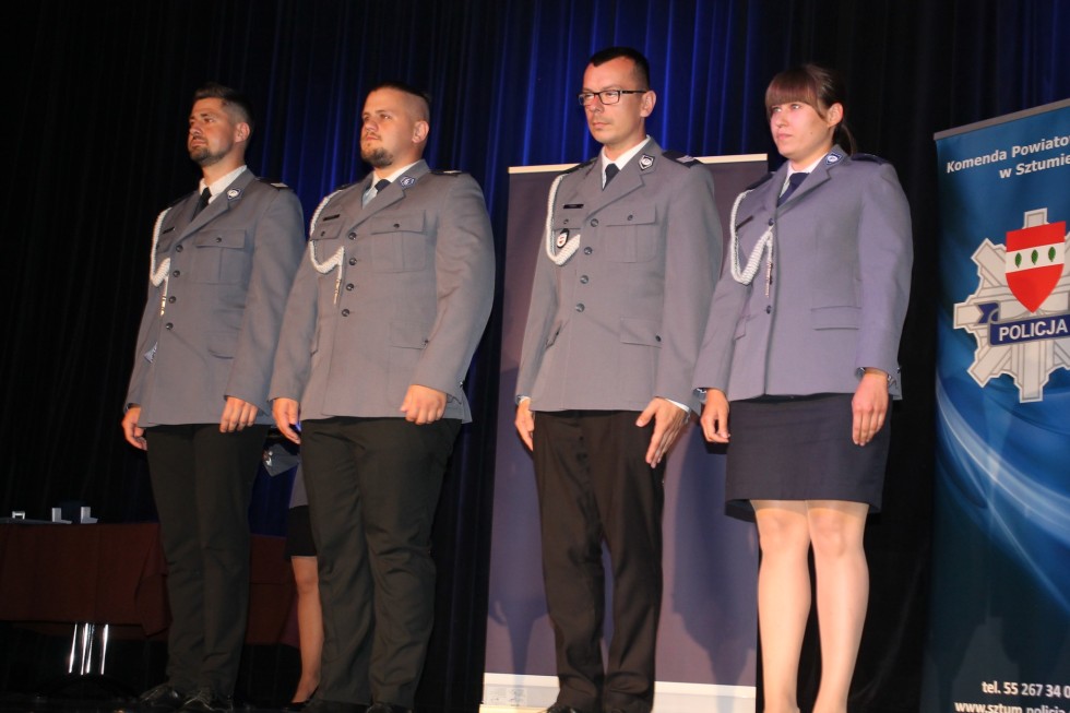 Policjanci ze Sztumu i Kwidzyna wspólnie obchodzili swoje święto.