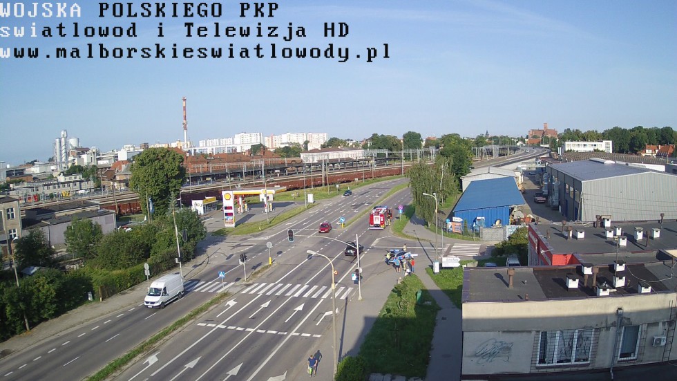 1500 zł mandatu i 10 punktów karnych – kolizja na skrzyżowaniu ulic Wojska Polskiego i Chopina w Malborku. Zobacz wideo!