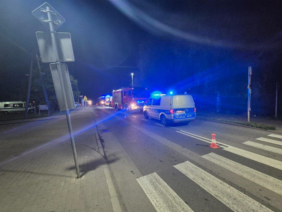 Niebezpiecznie na drogach powiatu nowodworskiego - trzy poszkodowane osoby trafiły do szpitala.