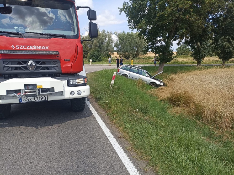 Pożar prasy rolniczej i wypadki drogowe – raport sztumskich służb mundurowych.