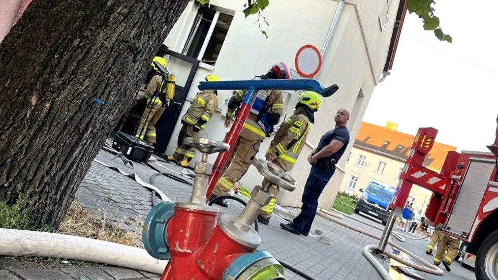 Nowy Dwór Gdański. Pożar budynku mieszkalnego – jedna osoba poszkodowana.