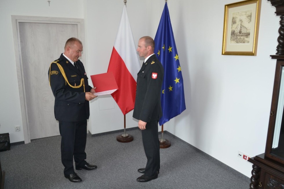Malbork. Mł. bryg. Dariusz Treć nowym Zastępcą Komendanta PSP.