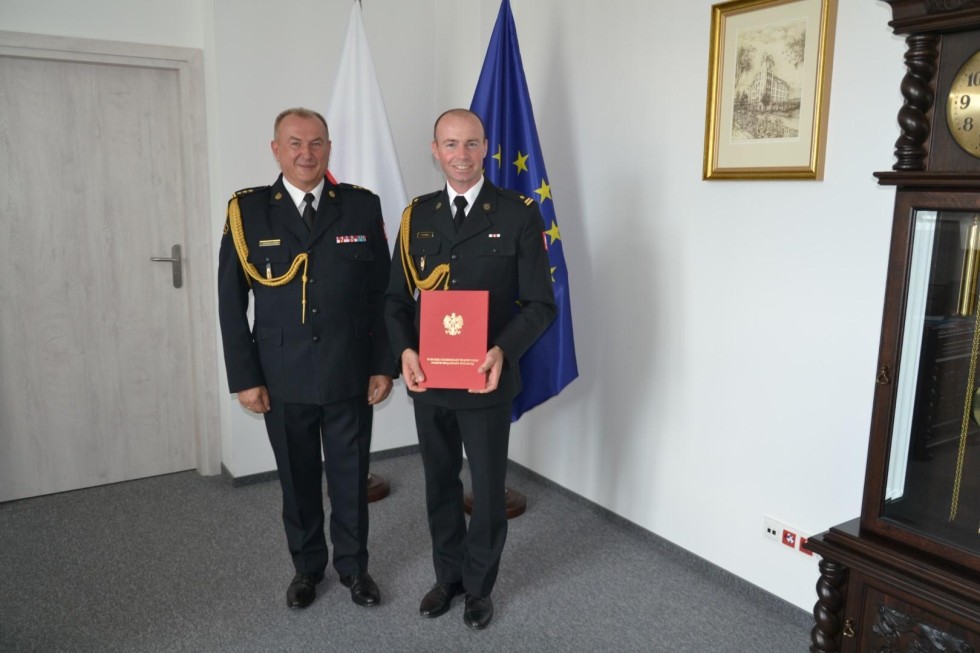 Malbork. Mł. bryg. Dariusz Treć nowym Zastępcą Komendanta PSP.