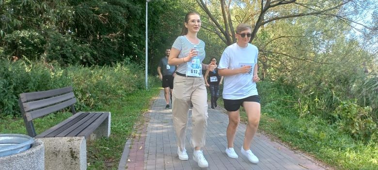 Powiat sztumski. Funkcjonariusze pobiegli dla Fundacji Pomocy Wdowom i Sierotom po Poległych Policjantach.