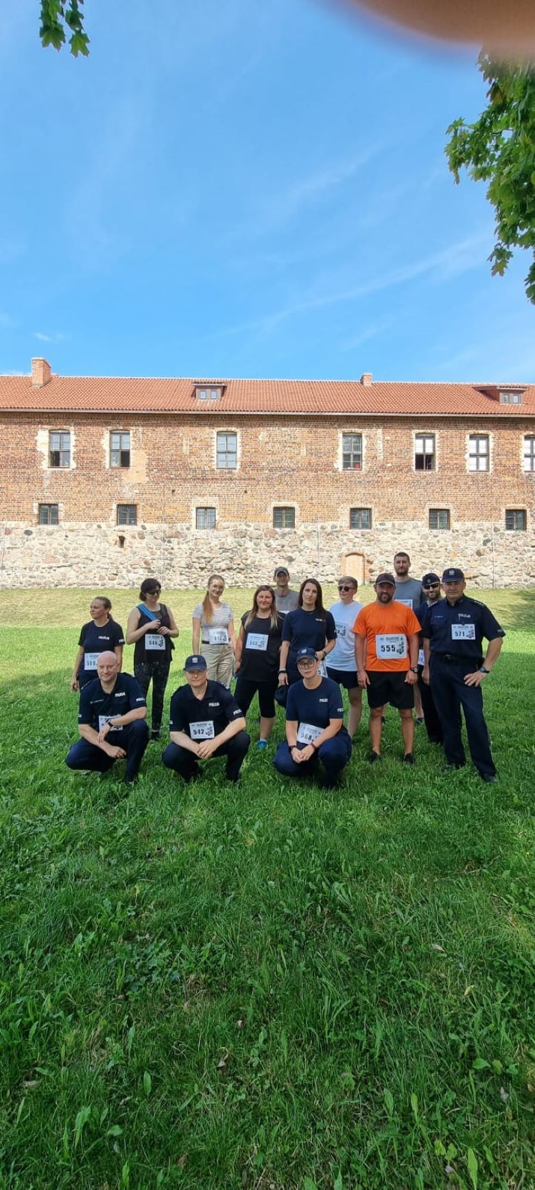 Powiat sztumski. Funkcjonariusze pobiegli dla Fundacji Pomocy Wdowom i Sierotom po Poległych Policjantach.