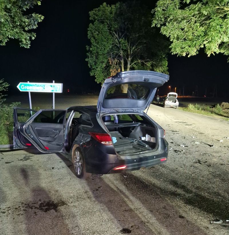 Gmina Stare Pole. Wymusił pierwszeństwo i spowodował kolizję – kierowca ukarany wysokim mandatem.