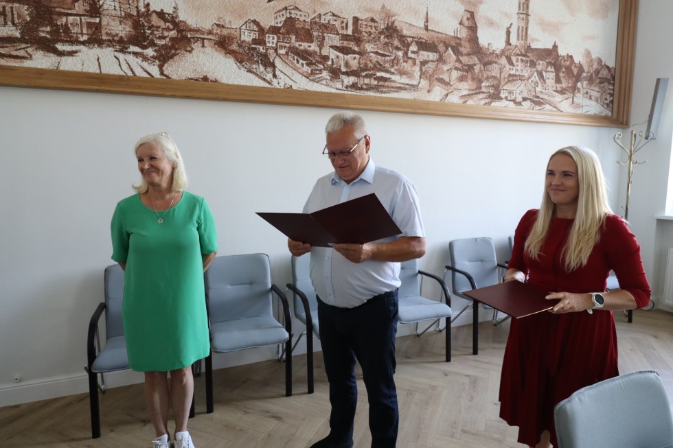 Nowy Staw. Wręczenie aktów nadania stopnia awansu zawodowego.