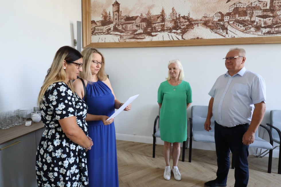 Nowy Staw. Wręczenie aktów nadania stopnia awansu zawodowego.