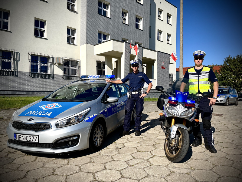 Malbork. Policjanci pomogli mężczyźnie z atakiem epilepsji.