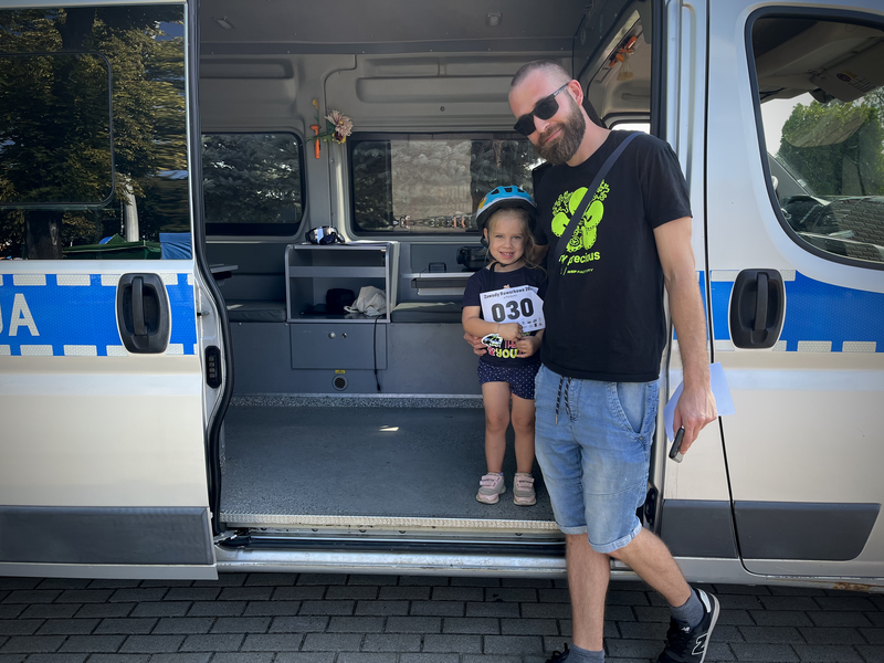 Malbork. Policjanci uczestniczyli w festynach na zakończenie wakacji.