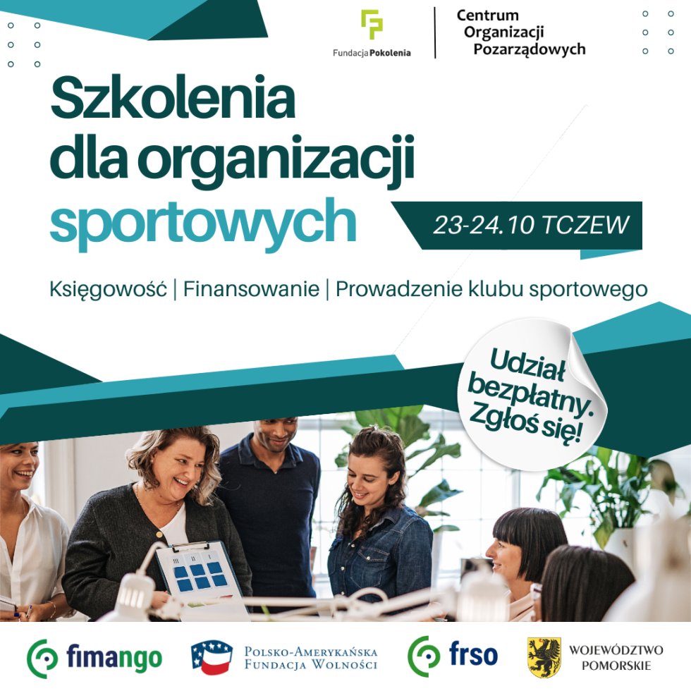 Malbork. Bezpłatne szkolenia dla organizacji sportowych.