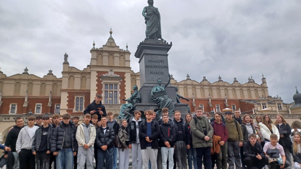 Malbork. Podróże z klasą uczniów Technikum nr 3.