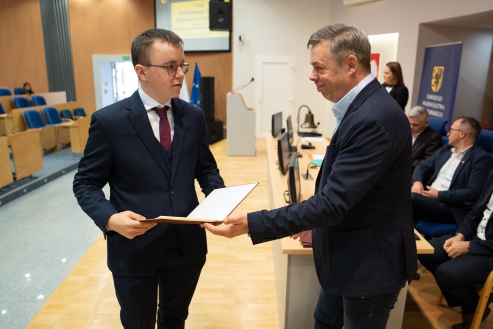 Ślubowanie radnych Młodzieżowego Sejmiku Województwa Pomorskiego.