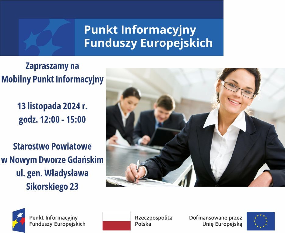 Nowy Dwór Gdański. Zaproszenie na bezpłatne mobilne konsultacje.