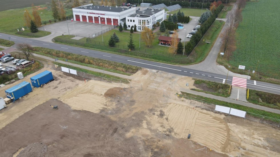Nowy Dwór Gdański. Trwa budowa Centrum Ratowniczo – Gaśniczego.