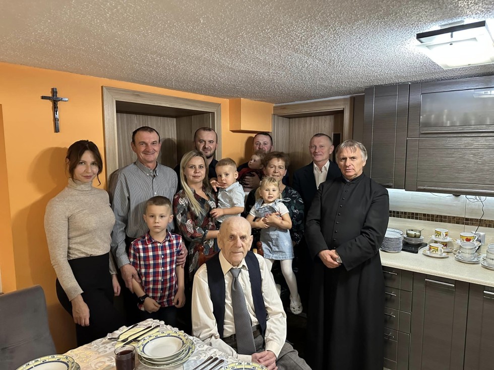 Gmina Nowy Dwór Gdański. 98. urodziny Stanisława Wróbla.
