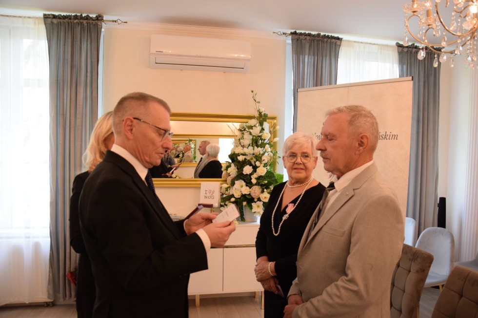 Nowy Dwór Gdański. Złote Gody państwa Krystyny i Stanisława Müller.