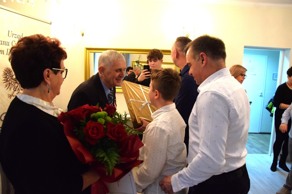 Nowy Dwór Gdański. Złote Gody państwa Teresy i Tadeusza Nowakowskich.