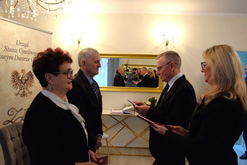 Nowy Dwór Gdański. Złote Gody państwa Teresy i Tadeusza Nowakowskich.