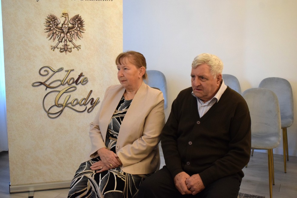 Nowy Dwór Gdański. Jubileusz 50-lecia małżeństwa państwa Danuty i Adama Kubiak.