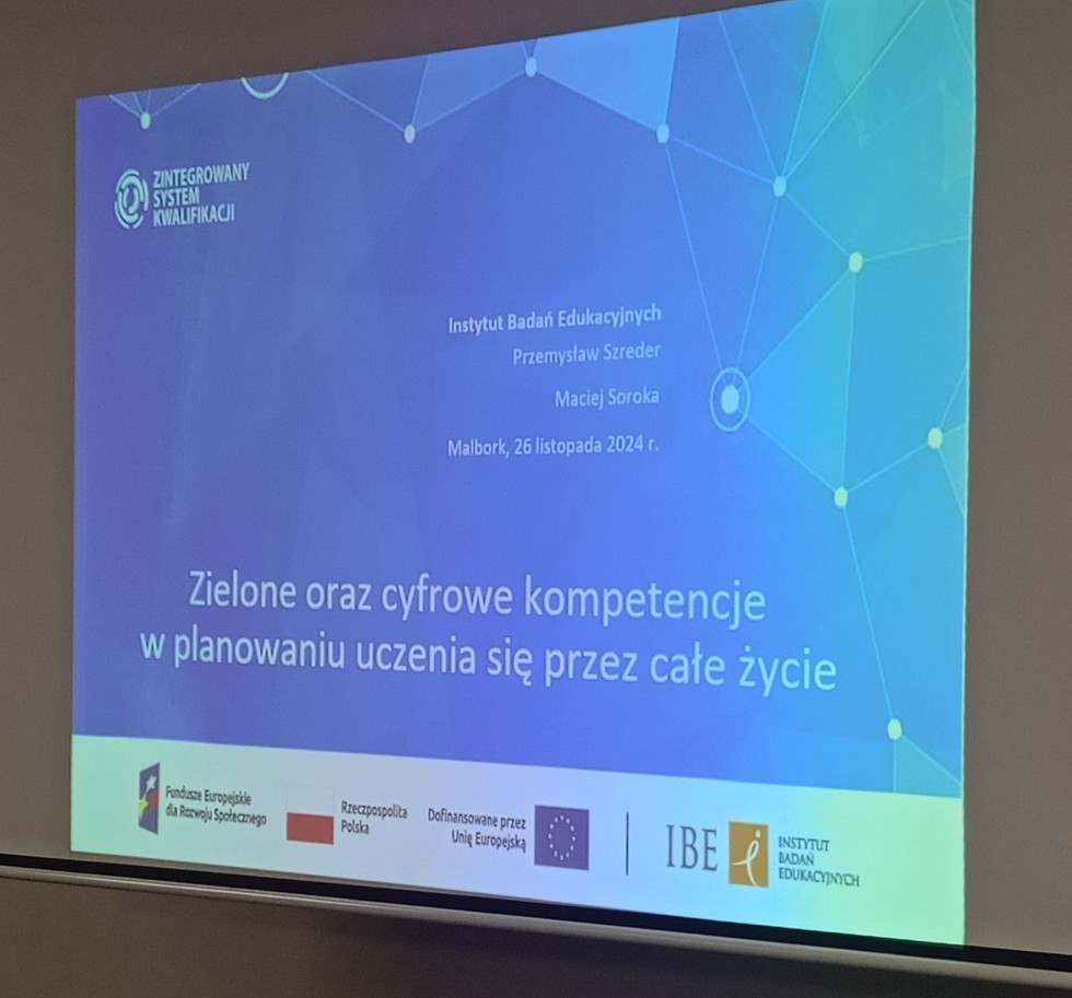 Malbork. Zielone i cyfrowe kompetencje kluczem do zrównoważonej przyszłości.