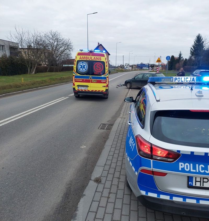Malbork. Potrącenie nastolatki jadącej hulajnogą elektryczną.