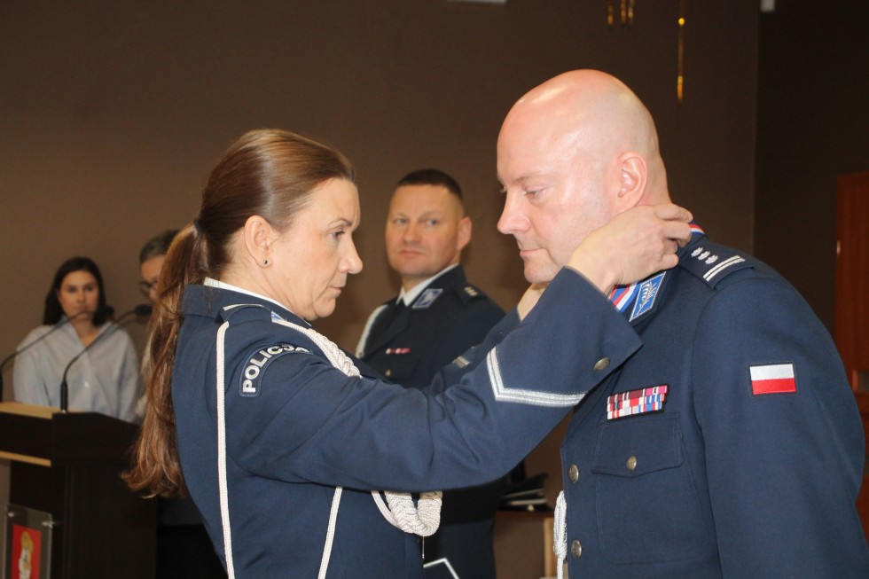 Zmiany kadrowe w sztumskiej policji - pożegnanie komendanta insp. Karola Dziemiańczyka.