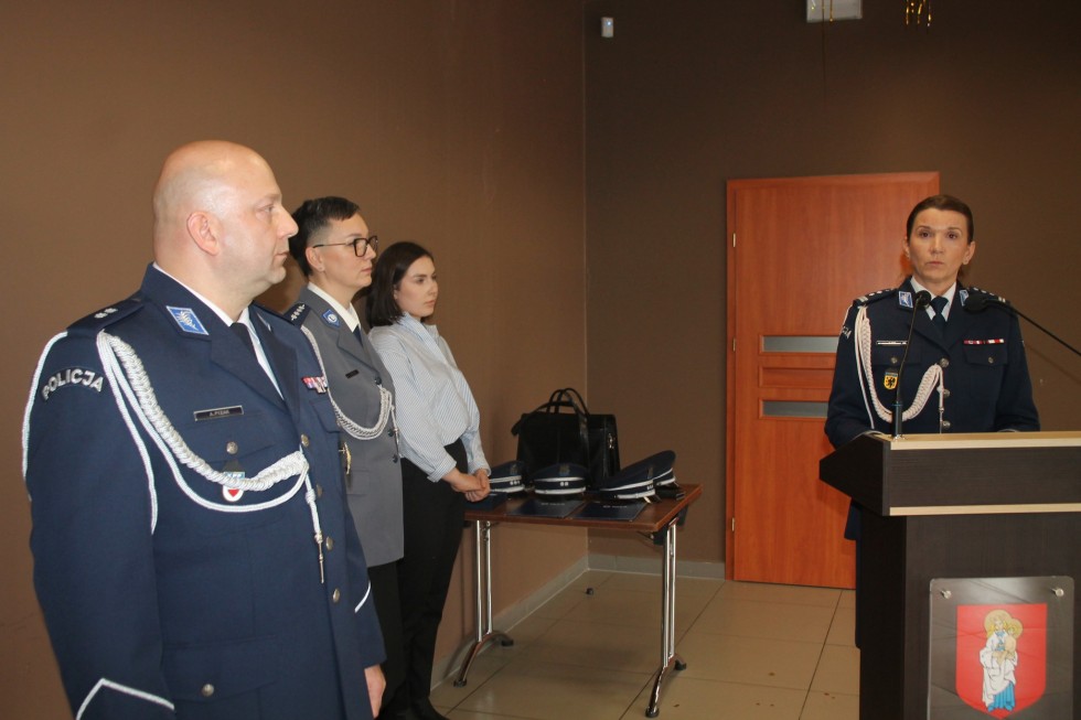 Zmiany kadrowe w sztumskiej policji - pożegnanie komendanta insp. Karola Dziemiańczyka.