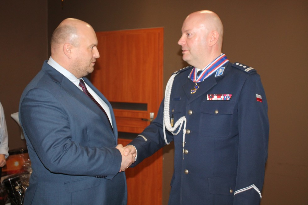 Zmiany kadrowe w sztumskiej policji - pożegnanie komendanta insp. Karola Dziemiańczyka.
