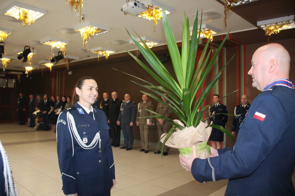 Zmiany kadrowe w sztumskiej policji - pożegnanie komendanta insp. Karola Dziemiańczyka.