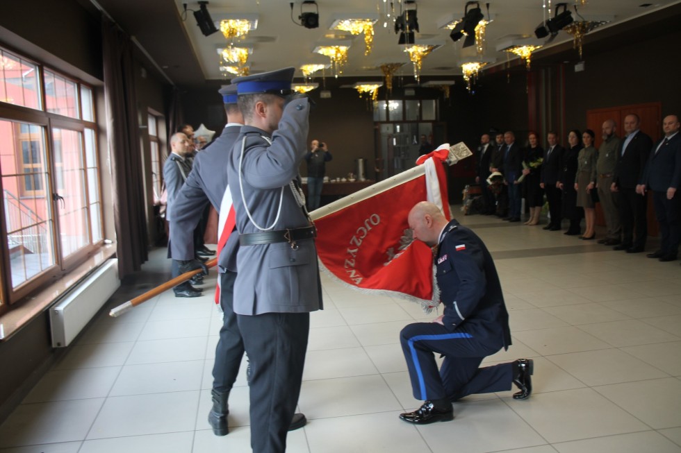 Zmiany kadrowe w sztumskiej policji - pożegnanie komendanta insp. Karola Dziemiańczyka.