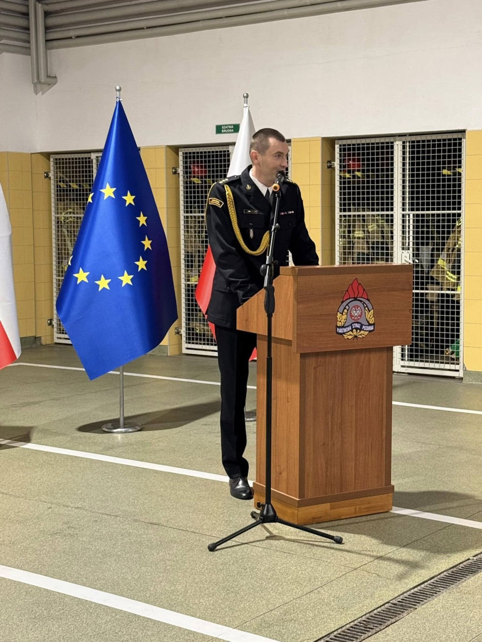 Nowy Dwór Gdański. Zastępca Dowódcy JRG asp. Krzysztof Ćwiek przeszedł na zaopatrzenie emerytalne.