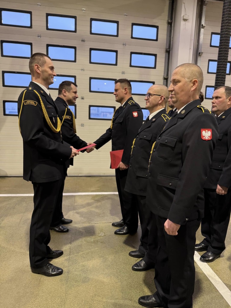 Nowy Dwór Gdański. Zastępca Dowódcy JRG asp. Krzysztof Ćwiek przeszedł na zaopatrzenie emerytalne.