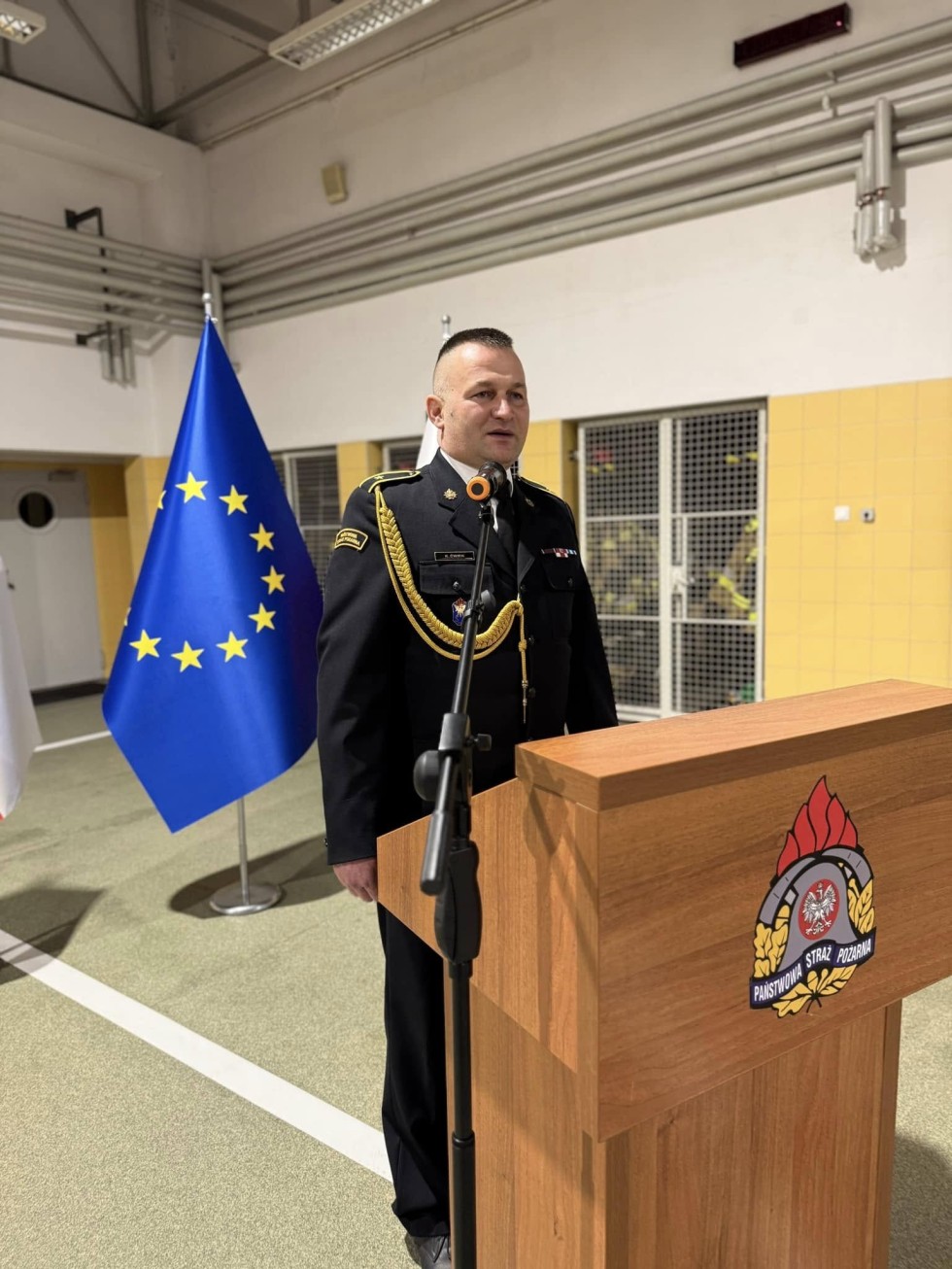 Nowy Dwór Gdański. Zastępca Dowódcy JRG asp. Krzysztof Ćwiek przeszedł na zaopatrzenie emerytalne.